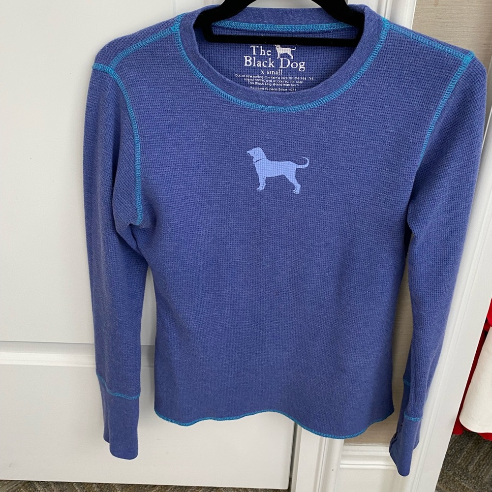 The Black Dog Purple Thermal Shirt